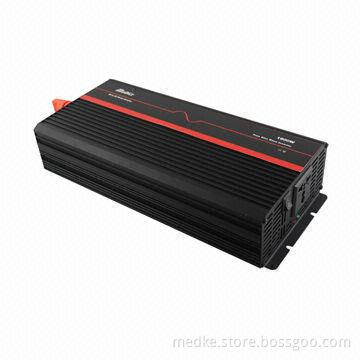 1000W Pure Sine Wave Inverter/DC to AC Power Inverter Converter, 2000W Peak Power Output